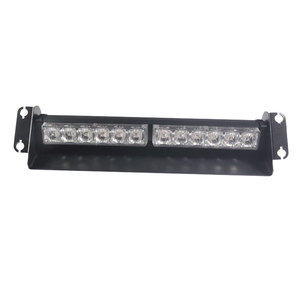 HTAUTO ไฟฉุกเฉิน LED 12ดวง,ไฟกระพริบแรงสูงกระจกบังลม LED ไฟสำหรับติดตั้งที่ดาดฟ้าไฟสัญญาณของรัฐบาลกลาง - Product Image 1