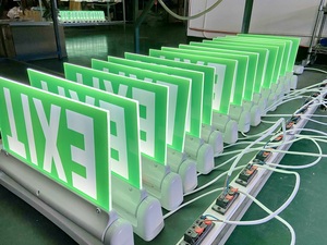 CE Certificate Fire Safety Evacuation Sign Lighting 2W3hS Exit <strong>Emergency</strong> Led Light with LiFePO4 Battery - Product Image 5