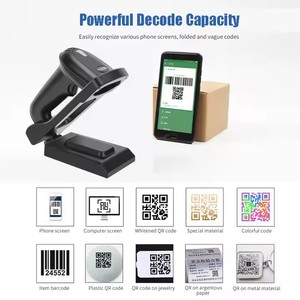 High Quality 2D Blue Tooth Barcode Scanner QR PDF417 Aztec <strong>Bar</strong> <strong>Code</strong> <strong>Reader</strong> Wireless Android IOS System - Product Image 5