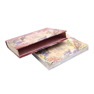 Custom Magnetic Personalized Decorative Display Comic Cardboard Book Shaped Storage <span class=keywords><strong>box</strong></span> with notebook