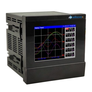MPR800: תעשייתי דיגיטלי רב 6 ערוץ 4-20ma + PT100 + תרמי ללא נייר טמפרטורת נתונים תרשים מקליט עם USB + RS485