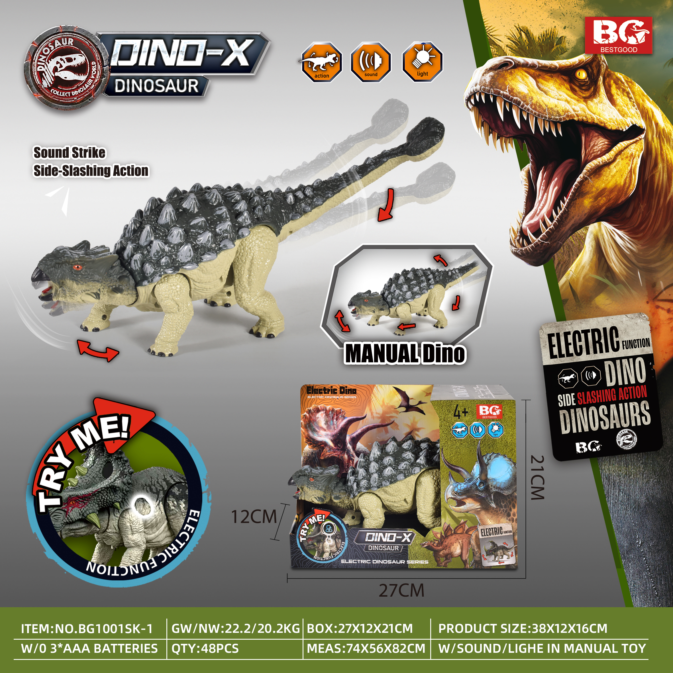 ankylosaurus Green