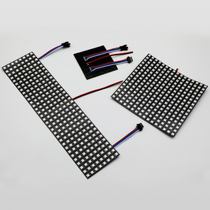 Программируемые ws2812b массивы 8x32 rgb 5050 Гибкая панель WS2812B DC24V светодиодная печатная плата