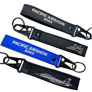 สายคล้องข้อมือไนลอนแบบสั้นสำหรับติดป้ายโลโก้แบบสั่งทำ - Product Image 2