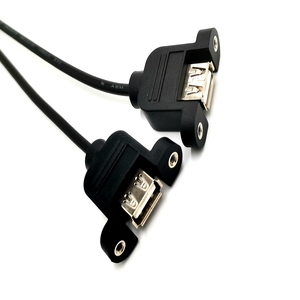 Dual USB2.0 a Female to Dupont 9pin <strong>Cable</strong> with PH2.54 or PH2.0 9pin Connector <strong>Cable</strong> High Quality Factory Manufacture - Product Image 3