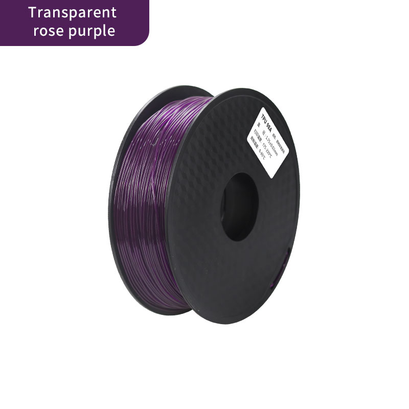 Transparent rose purple