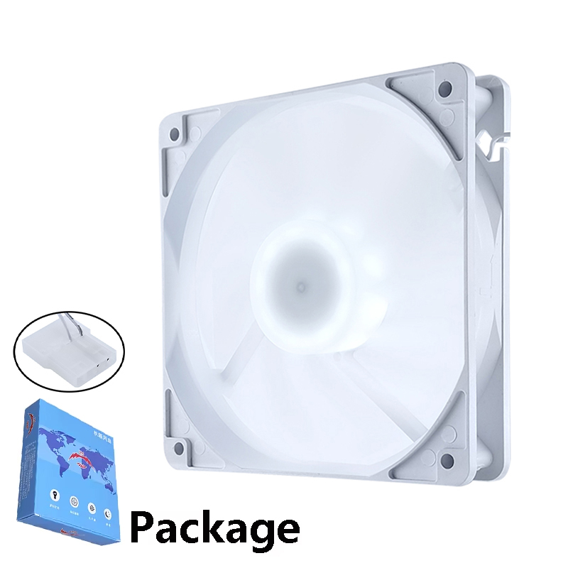 Blanc-Standard-Lumière blanche (sans coussinets)