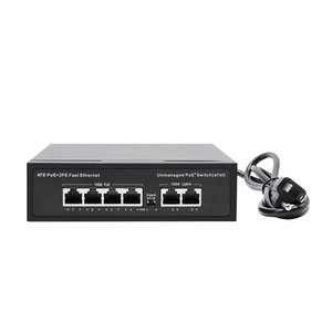 Standart yönetilmeyen 4 Port POE anahtarı 10/100Mbps 2 Uplink Port Switch - Product Image 4