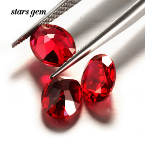 Competitive Price <strong>Ruby</strong> Loose Gemstone Fancy Color Blood <strong>Ruby</strong> Gemstone Oval Shape Lab Created <strong>Ruby</strong>