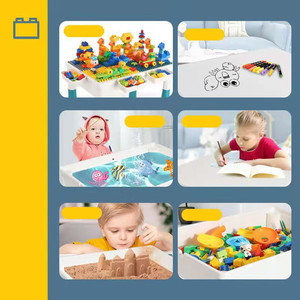 Compatible LE GO <strong>Table</strong> Multifunctional Wooden <strong>Table</strong> Wholesale <strong>Game</strong> <strong>Table</strong> Toy - Product Image 4