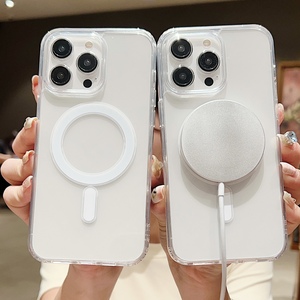 เคสโทรศัพท์แม่เหล็กใสกันกระแทกสำหรับ iPhone 16 15 14 13 12 Pro Max PLUS MINI 11 - Product Image 1