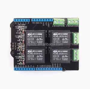 Arduin-o Relay <strong>Shield</strong> V3.0 4-Way Large Relay Expansion Board Seeedstudio
