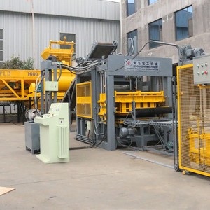 Máquina de Ladrillos de Hormigón, Máquina de Fabricación de Ladrillos de Cemento, Tipo Minitario, Material de Construcción Automático, Enclavamiento de Hormigón - Product Image 4