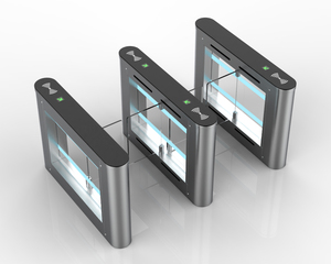 High-Speed RFID Intelligent Swing Barrier Turnstiles Gate Easy <strong>Access</strong> <strong>Control</strong> Factory Price Flap Barrier Type - Product Image 5