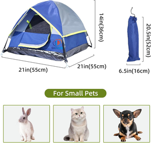屋外ポータブル折りたたみペットテントポップアップ犬の家ペット快適な睡眠と休息