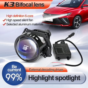 Factory Customization High Quality 3.0inch Bi <strong>Led</strong> Projector Lens Light for Car 45W 28000lm 6500K 12V H4 <strong>Led</strong> Headlights K3 - Product Image 3