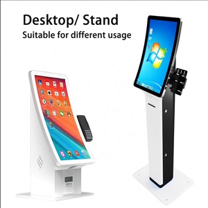 In Stock 23.6/32'' R1500 Curved Screen <strong>Linux</strong> Android 1920*1080P Nfc/rfid Card Reader Qr Code Scanner Self-service Payment Kiosk - Product Image 3
