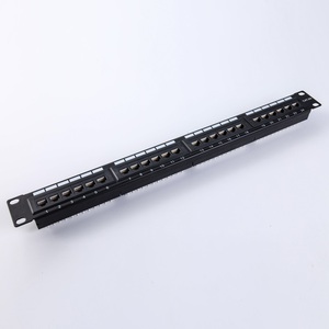 ケーブル管理カラフルなコードラベル付き高数量パッチパネル24ポートCat6 - Product Image 4