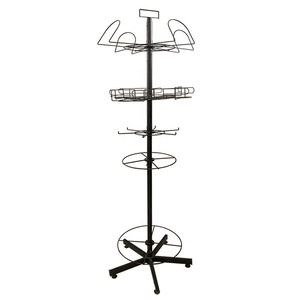 Stile multifunzionale gancio rotante espositore negozio appeso gioielli accessori per telefono strumento giocattolo prodotto in metallo espositore