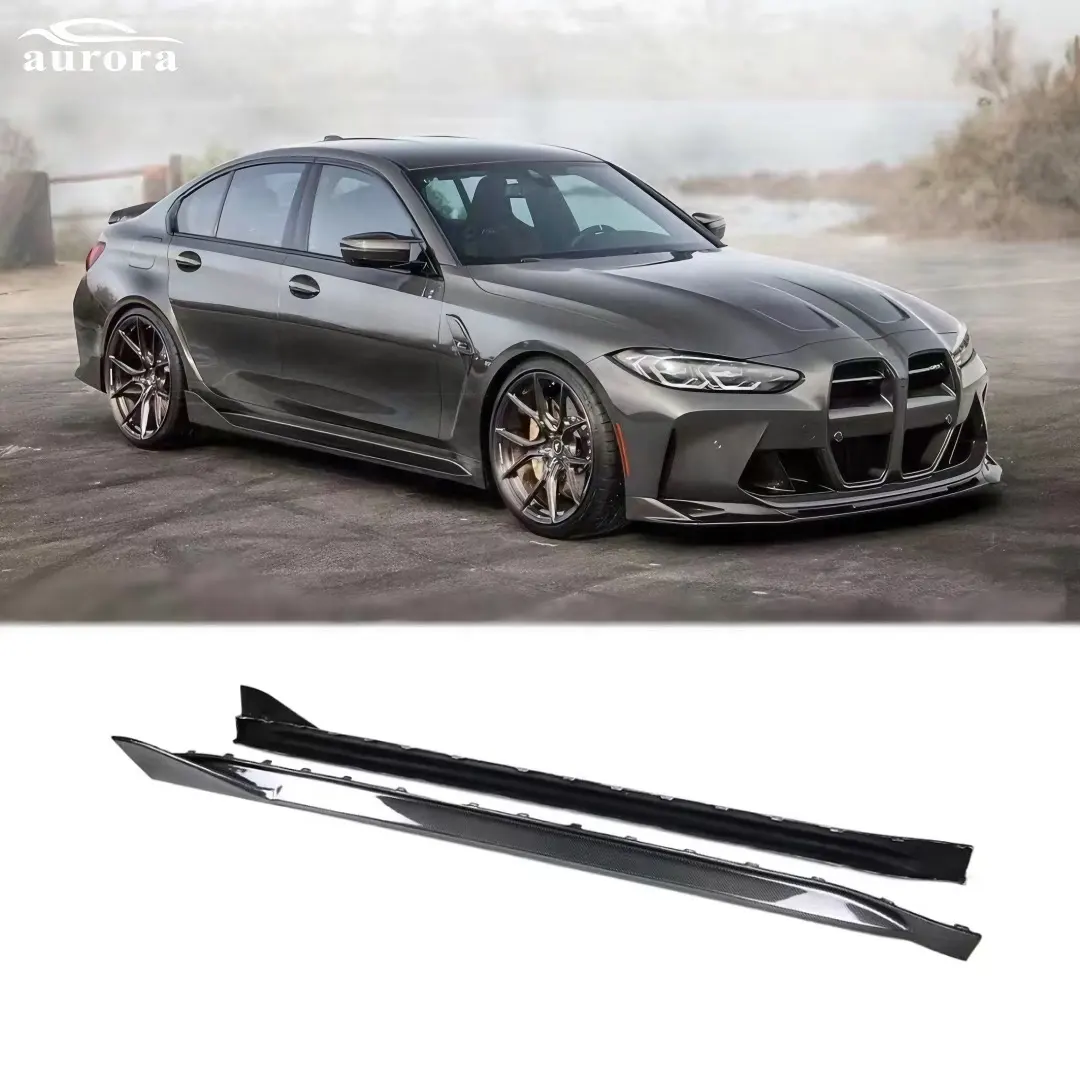 Zijrokken Fabrieksprijs Carbon Mp Stijl Hoge Kwaliteit Droge Koolstofvezel Zwart Voor Bmw G80 M3 G82 M4 Achterbumper 10Kg 2020-,2020-