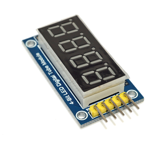 TM1637 LED ekran modülü 7 Segment 4 bit 0.36 inç saat kırmızı anot dijital tüp dört seri sürücü panosu paketi