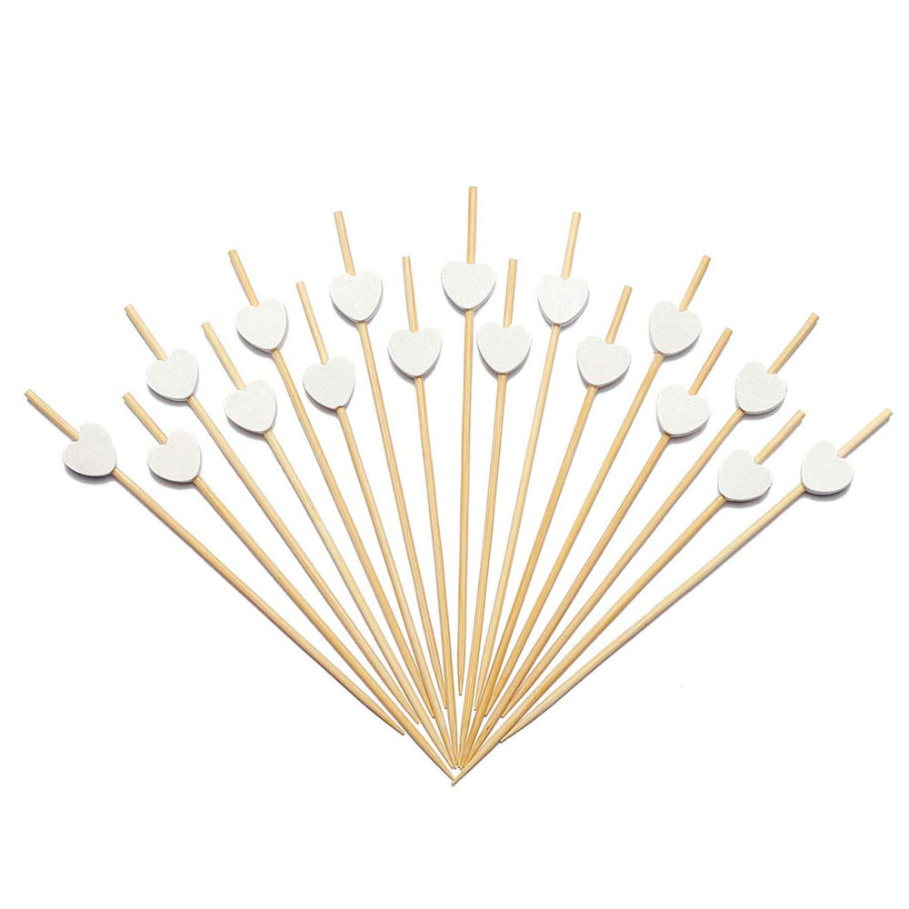 Cœur blanc 12cm 100 pcs/sac