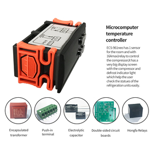 Termostato controlador de temperatura Digital 110V 12V Sensor impermeable Control de temperatura de refrigeración de calefacción