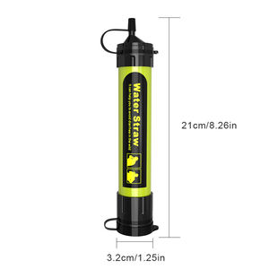 Veilig outdoor waterzuiveraar, Persoonlijke water <span class=keywords><strong>filter</strong></span> stro verwijderen 99.9999% cysten, deeltjes, sedimenten - Product Image 5