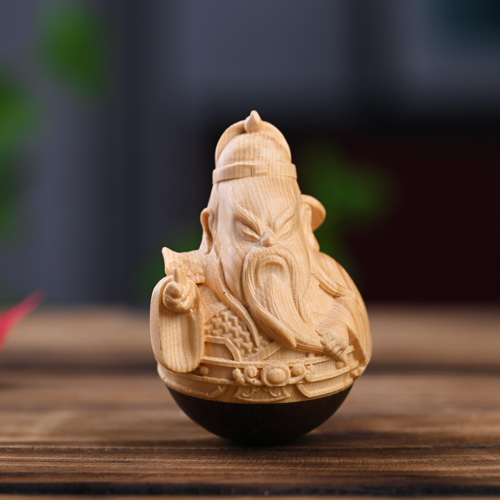 ไม้ฮิโนกิ [Wu wealth 52กรัม6.3 x4.3x4.3cm สูง