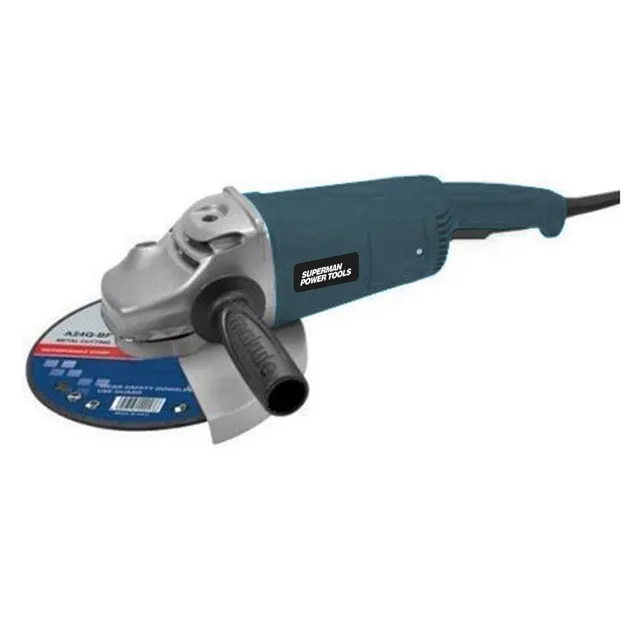 Moedor de ângulo de 2000w 180/230mm, ferramenta elétrica, grande potência, cor azul