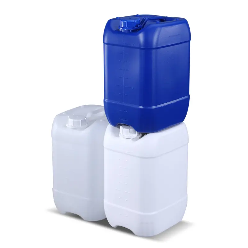 Seau à bride de baril en plastique de 10l, collecte de fluide, empilage de Solution de déchets chimiques seau carré avec couvercle Jerry Can