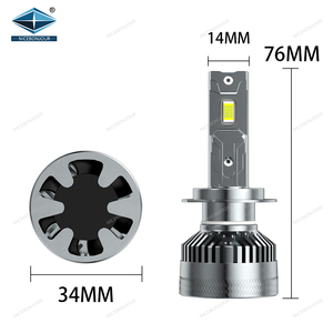 หลอดไฟแอลอีดี12V 146W 14600lm หลอดไฟ H1 H7 H4 9005 9006 9012สำหรับไฟรถยนต์อุณหภูมิ6500K สีใหม่ - Product Image 2