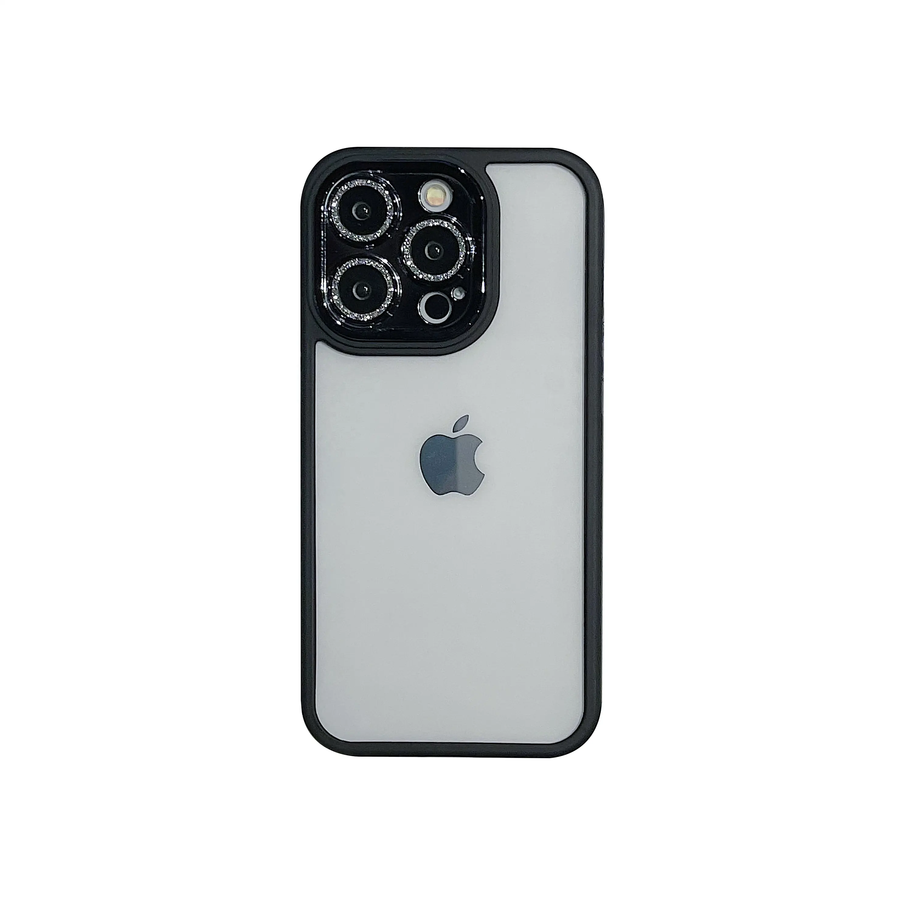 Роскошный чехол для телефона с кристаллами и бриллиантами для iPhone 15, 14, 13, 12, 11, Pro, блестящая прозрачная задняя крышка