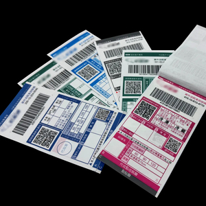 Adesivo personalizzato con numero di serie variabile stampa di dati di codice a barre etichetta per la consegna del pacco - Product Image 4