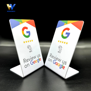 Đánh giá tích cực NFC đứng QR mã quét thẻ bình luận cảm ứng NFC đứng cho Google đánh giá thẻ nhà hàng thanh toán - Product Image 6