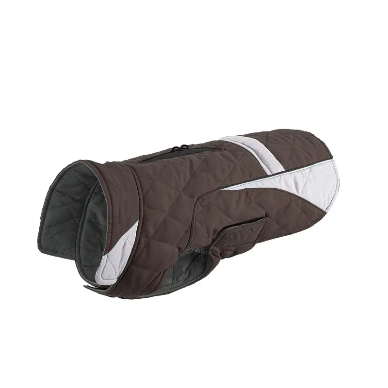 Manteaux chauds pour chiens imperméables coupe-vent réversibles veste d'hiver pour chiens épaissir gilet réfléchissant vêtements pour petits chiens de taille moyenne