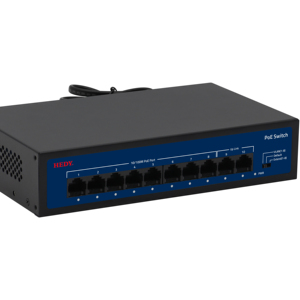 具有8个网络端口的80W AI VLAN PoE交换机10/100m 2上行链路8poe-网络交换机 - Product Image 6