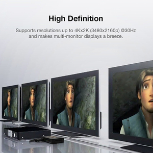Divisor de salida Full HD 4K x 2K, 1x4, una entrada, 4 salidas HDMI, 1 en 4, con potencia para HDTV Xbos