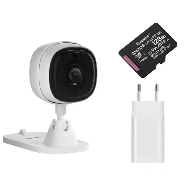 ที่มีคุณภาพดี HD 3MP สมาร์ทกล้องรักษาความปลอดภัยบ้าน IP Wifi กล้องคืนวิสัยทัศน์กล้องบาง WiFi กล้องรักษาความปลอดภัยสมาร์ท