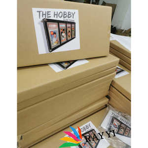 UV Clear 3 Slot Psaed Graded Karten etui Dicke 10mm Acryl Magnetic PSAed 3 Slab Card Vitrine - Product Image 6