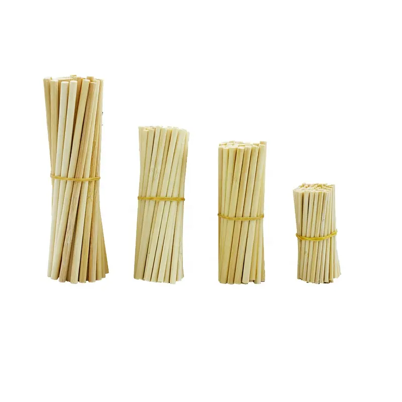 Bastoncini di gelato usa e getta all'ingrosso bastoncini rotondi fai da te in bambù naturale per ghiaccioli