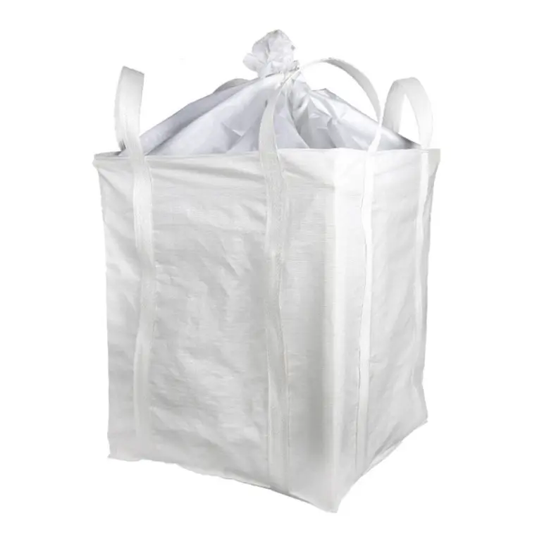 Saco grande personalizado para embalagem de sacos super grandes, saco grande branco PP de polipropileno FIBC, grande quantidade, 1500 kg, 1 tonelada, 1,5 toneladas e 2 toneladas