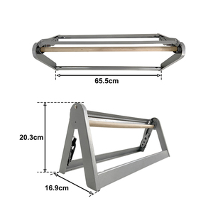 JH-Mech סטנדרטי 24 "לבן פלדה כל-ב-אחד נייר Dispenser/חותך