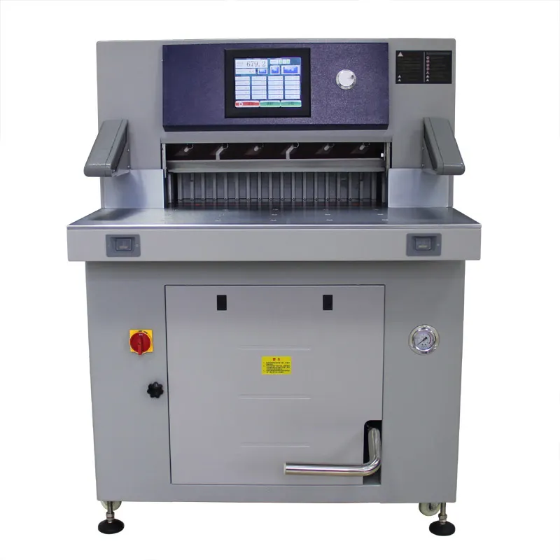 Volautomatische Kantoor Guillotine Snijmachine Hydraulische Papiersnijder Multi-Purpose A4 Papier Snijmachine