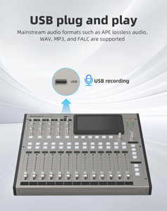 ISonicavct DX186F Multitrack-Aufnahme <span class=keywords><strong>USB</strong></span>-Audio-Schnitts telle <span class=keywords><strong>Fader</strong></span>-Steuerung Sound craft Sound Professional Audio Mixer Digital