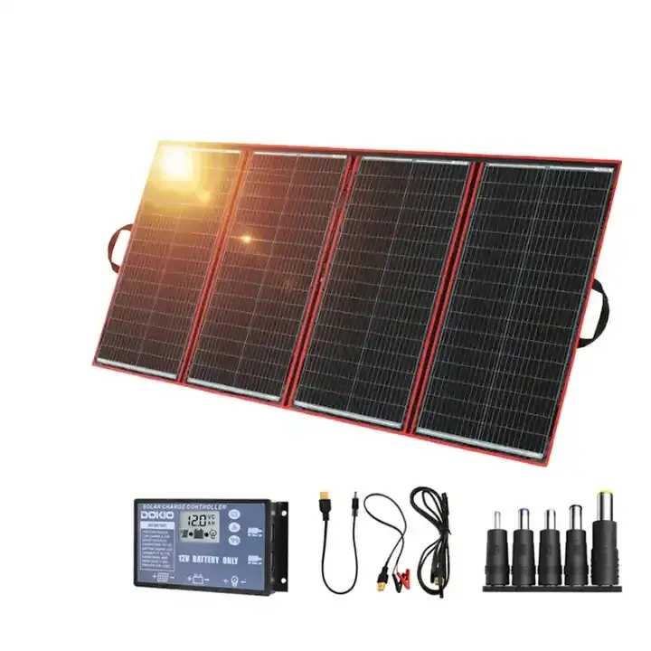 EU US esterno 200w 220W 18v portatile pieghevole pannello solare 12V Mono pieghevole pannello solare per il campeggio