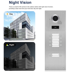 1080P Smart <strong>Video</strong> Doorphone with High Resolution 4-Wire Color Camera WiFi Network Monitor and Gate <strong>Intercom</strong> Security Function - Product Image 5