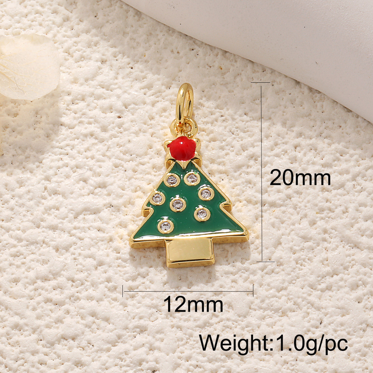 Mini christmas tree - gold