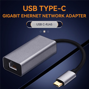 Adattatore di rete portatile da 1000Mbps USB 3.1 tipo C a RJ45 Gigabit Ethernet <span class=keywords><strong>Hub</strong></span> USB C per laptop tablet telefoni