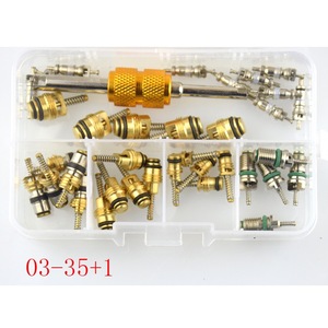 Satış otomotiv klima HVAC vana parçaları donanım araçları kutulu 10-size vana çekirdek ve vana çekirdek çıkarıcı yükleyici aracı - Product Image 2